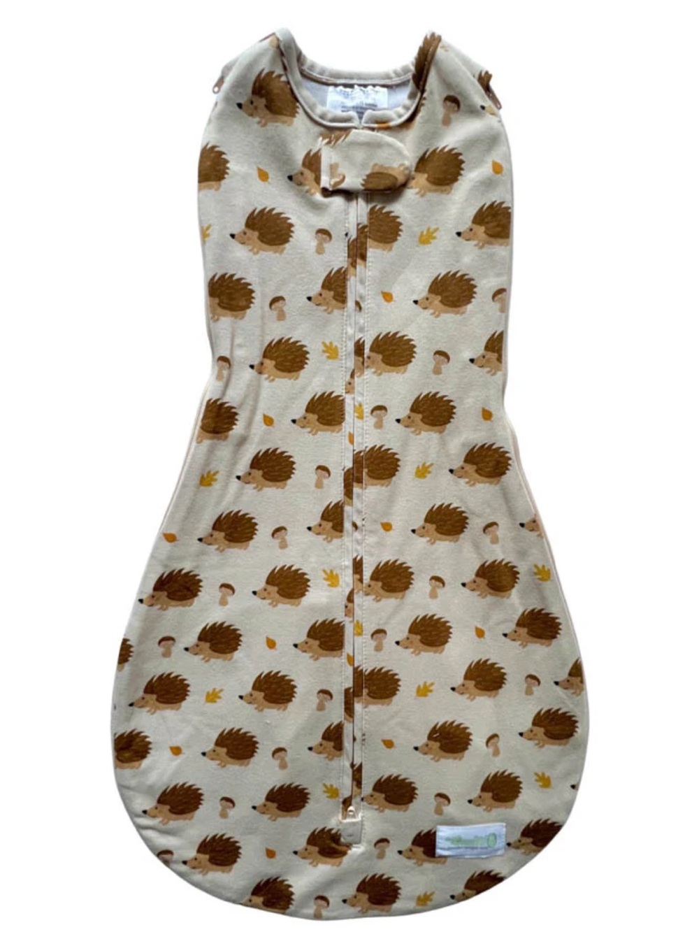 Hedgehog Grow-With-Me Sleep Sack - Beige/Brown